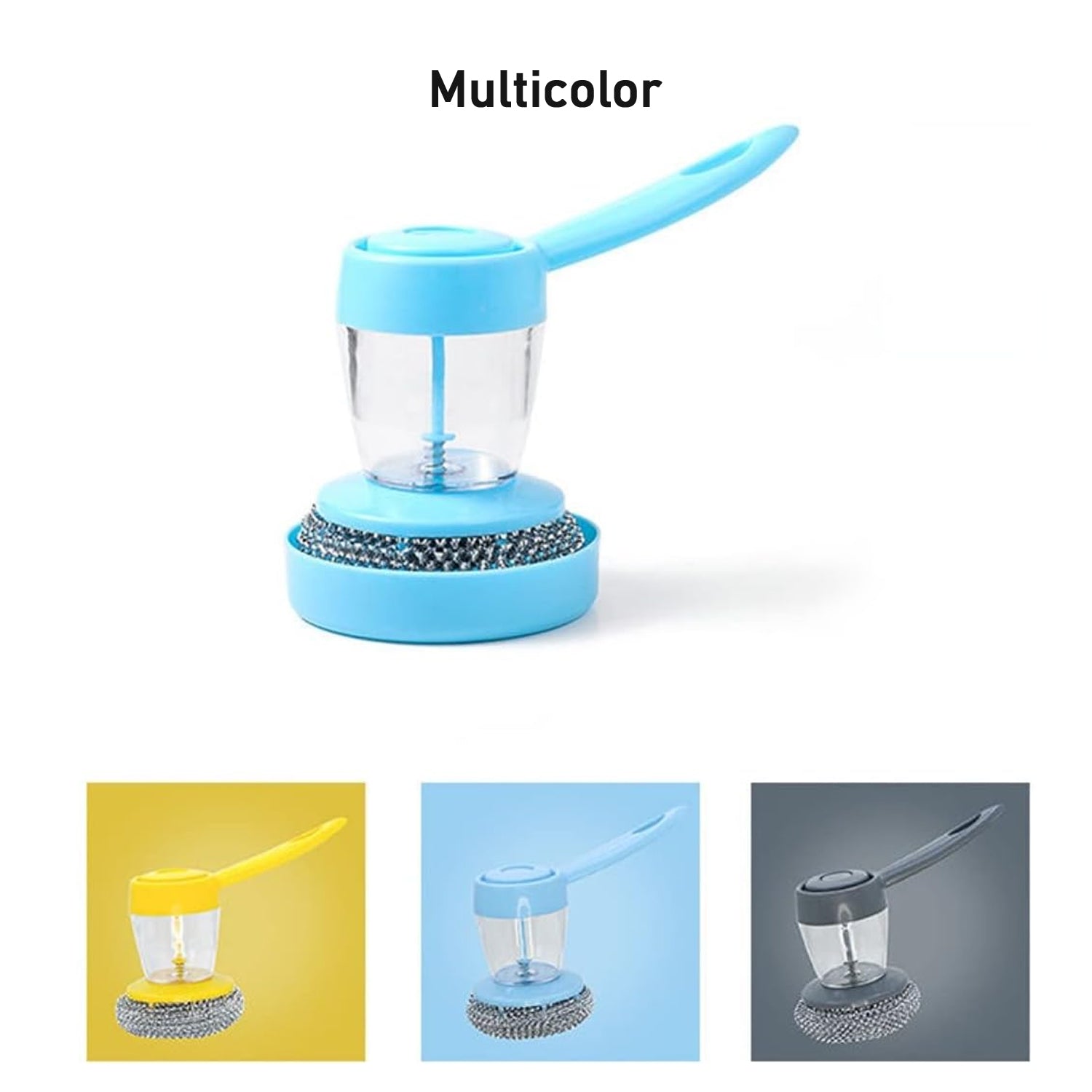 Handheld Soap Dispenser With Scrub (1 Set) Handheld Soap Dispenser With Scrub (1 Set)